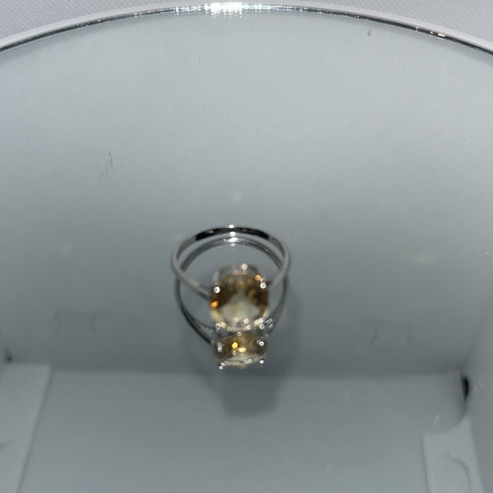 .925 Sterling Silver Genuine Citrine Gemstone BUNDLE W/ LARGER GIFT BOX - Picture 7 of 8
